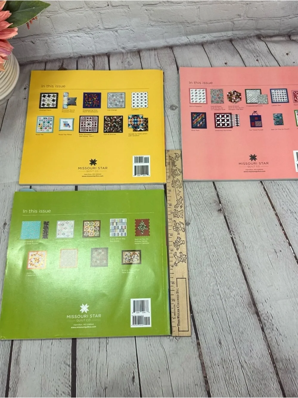 2020 Missouri Star BLOCK Quilt Idea Books - Set of 3 handmade cottagecore
